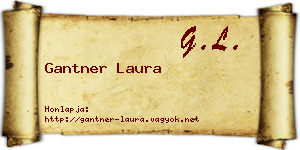 Gantner Laura névjegykártya